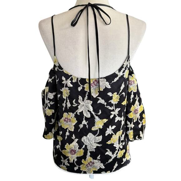 Cinq à Sept Cinq A Sept Rayna Silk Cold Shoulder Blouse Womens XS Office Siren - Picture 4 of 12